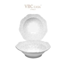 VBC까사 메를레토 레이스 시리얼볼 화이트(19cm) 10213-19-4