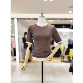 쫀득배색 반팔티셔츠  VB64TSM327Z