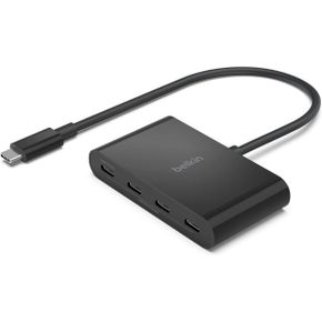 영국 벨킨 허브 Belkin CONNECT USBC™ to 4Port USBC Hub Multiport Adapter Dongle with 4 3.2