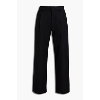 아크네스튜디오 Pleated mélange wool-twill pants 블랙 36093695689046529