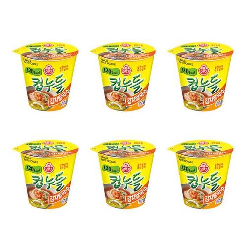 [오뚜기] 컵누들 김치 쌀국수 34.8g x 6개(1)