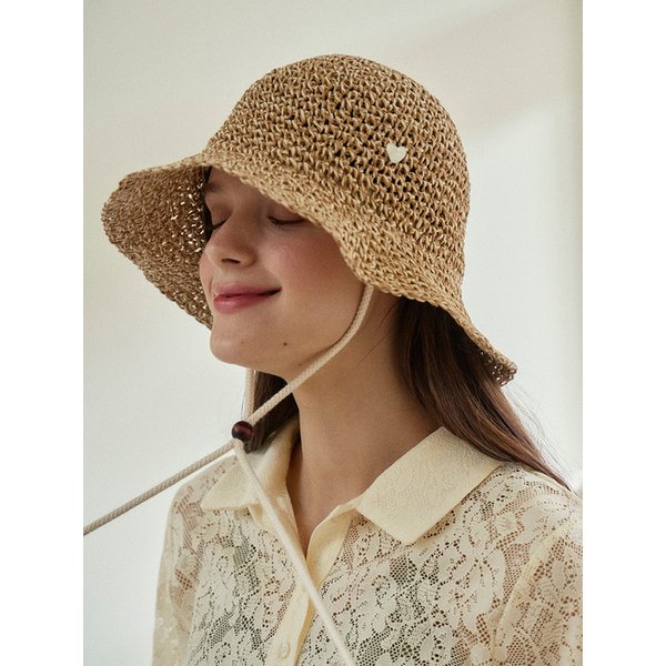 Via strap bucket hat_4color