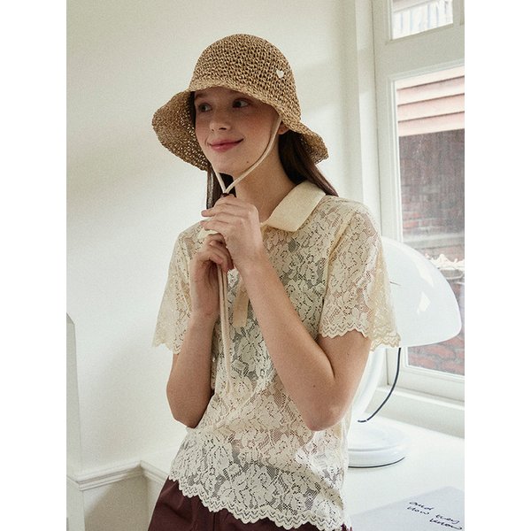 Via strap bucket hat_4color