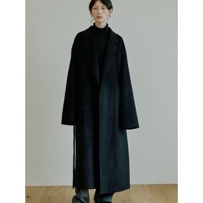 unisex handmade coat black