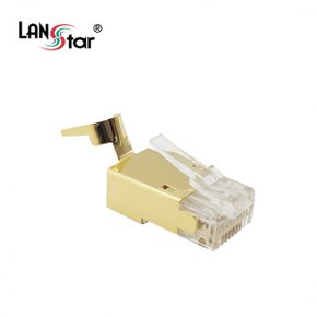 LANSTAR CAT7 STP 8P8C골드커넥터 LS-CAT7-750G 100개