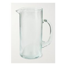 Ribbed Glass Jug