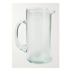 Ribbed Glass Jug