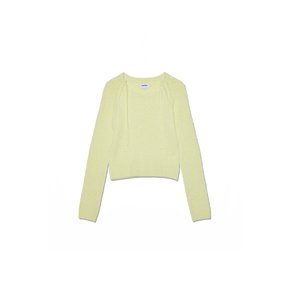 (W) STRING CROP KNIT_MINT