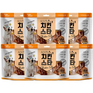  도기프렌드 치킨스타 300g x 6개세트 기호성 좋은 강아지간식