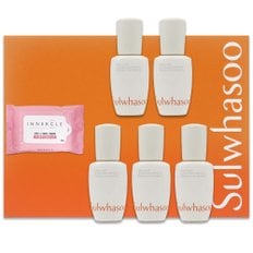 설화수 이너클 클렌징 티슈 15매+설화수 윤조에센스 6세대 15ml 5개