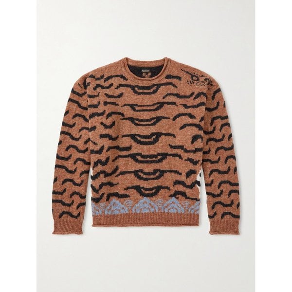 네팔 타이거 인타르시아 울 블렌드 스웨터 46376663162925230