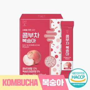 데이앤 콤부차 복숭아 비타민C 유산균 분말 스틱 30포 X 1박스..[31207405]