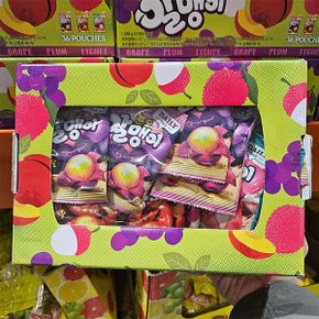 코스트코 오리온 알맹이믹스팩 젤리 1296g(36g x 36ea) 자두맛 포도맛 리치맛