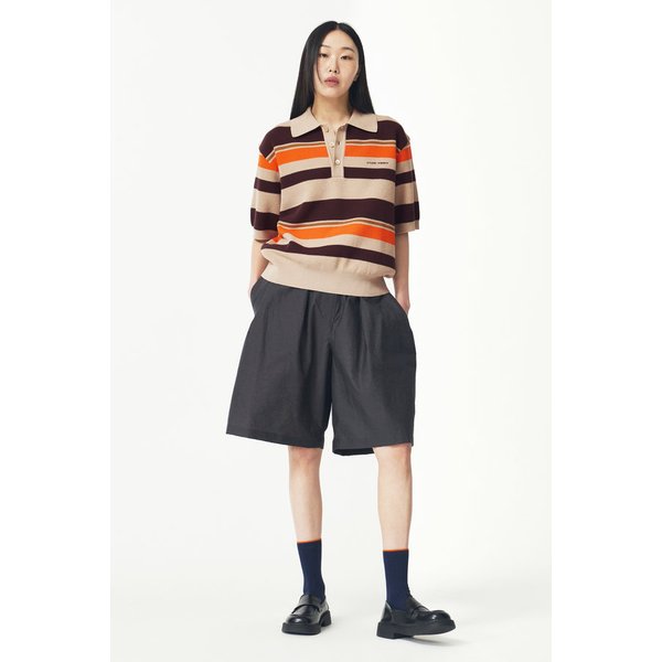 밴딩 투턱 하프팬츠 9105231188085