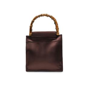 하이 Bamboo Dark Brown bag