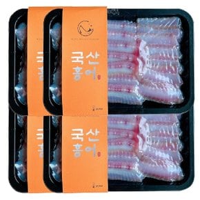 (G)[백년수산] 국산 홍어 250g x 4팩 + [증정] 미니초장 4개+홍어뼈