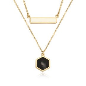 Formica Layered Necklace Hexagon