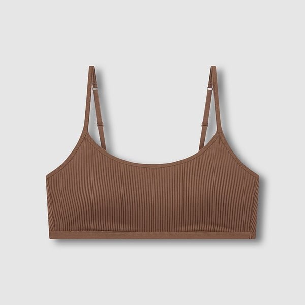 여 JAJU AIR 스트라이프 메쉬 크롭브라 J406201004071