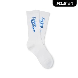 MLB [코리아공식]럭슬레져 레터링 양말 LA (White)