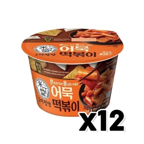 미정당 어묵떡볶이 즉석용기컵 346g x 12개