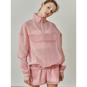 SEE-THRU ANORAK JUMPER [2color]