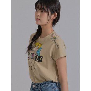 Angels Dancing T-Shirt_Khaki