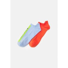 4956266 adidas LOW - Socks glow blue/semi solar slime/semi impact orange/core pink