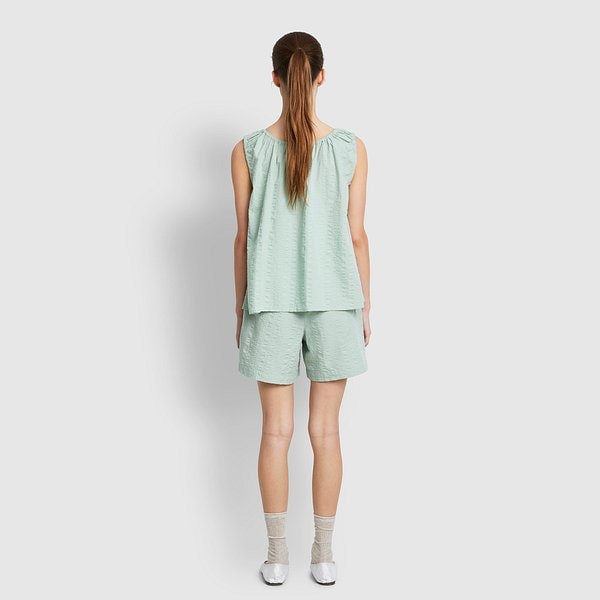 여 소프트 시어서커 4부 파자마 팬츠 J206202068045