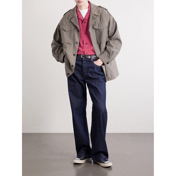 로고 자수 컨버터블 칼라 셔츠 46376663162938954