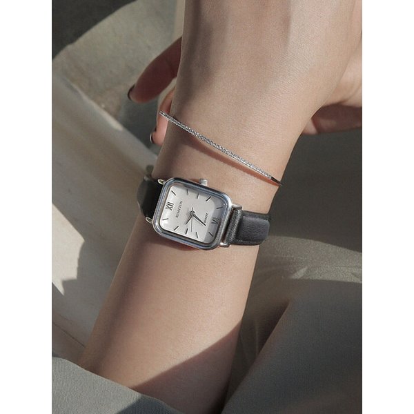 자개 시계 하버 여성 가죽 손목 시계