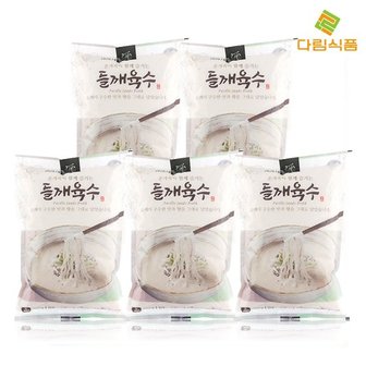 청정원 [다림죽] 국물이 진한 들깨육수 500G X 5팩(5인분)