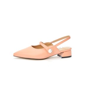 Pearl Maryjane Slingback_Peach