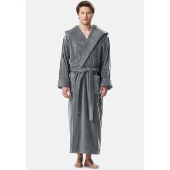 이스퀘어 3630592 Arus HOOD N FULL - Dressing gown grau