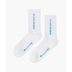 남성 레터링포인트 크루 삭스 (GQ321MSO91_WHTE)