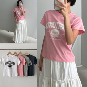 선셋러버코튼티셔츠 606X962S 빅사이즈 여성