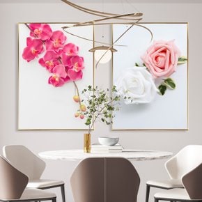 대형 액자 꽃그림 캔버스 거실그림 인테리어 벽면 사무실