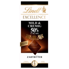 Lindt 린트 다크초콜릿 엑설런스 마일드 앤 크리미 50% 100g