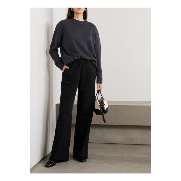 헤인즈  코튼 저지 와이드 트랙 팬츠 1647597324960145