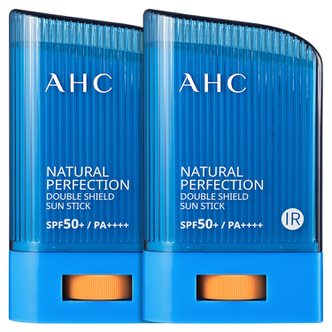 AHC 내추럴 퍼펙션 더블 선스틱 22g x2개 (SPF50+/PA++++)