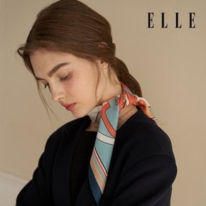 E벨트블럭 실크 미니 스카프 SE321S304