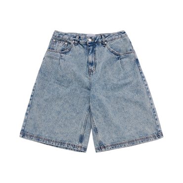 아크메드라비 로고-데님진-포인트로고숏 POINT LOGO POCKET DENIM SHORT PANTS