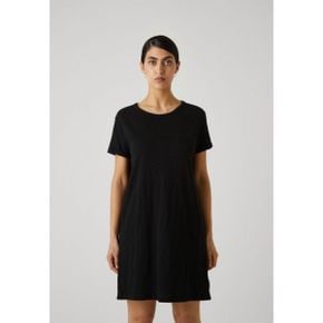 4500065 GAP SOLID TEE DRESS - Jersey dress true black
