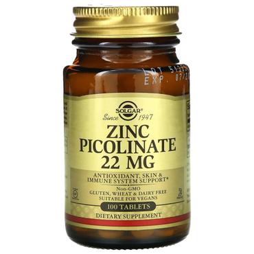 솔가 미국직구 Solgar 솔가 Zinc 징크 아연 피콜리네이트 22mg 100정