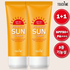 퍼펙트 선크림 60ml x2개 / SPF50+PA+++ (미백/주름개선/자외선차단) 3중기능성