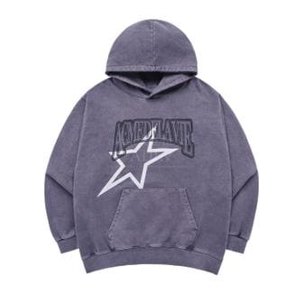 아크메드라비 STAR AE LOGO PIGMENT WASHING HOODIE PURPLE 스타AE로고후드  퍼플 HDLAEG-PPL