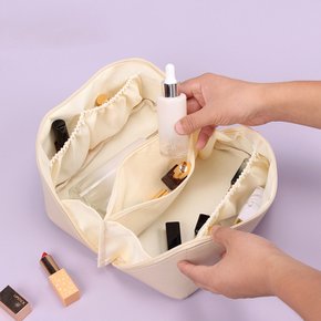 휴대용 화장품 파우치 여행 이너백 대용량 메이크업 수납가방