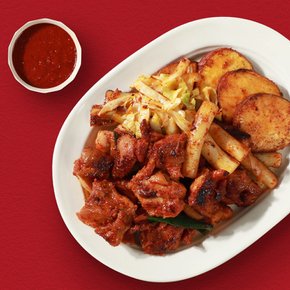 [G][큰품닭갈비] 통닭다리살로 만든 순살 춘천닭갈비 1kg x 2팩 + 소스 1봉