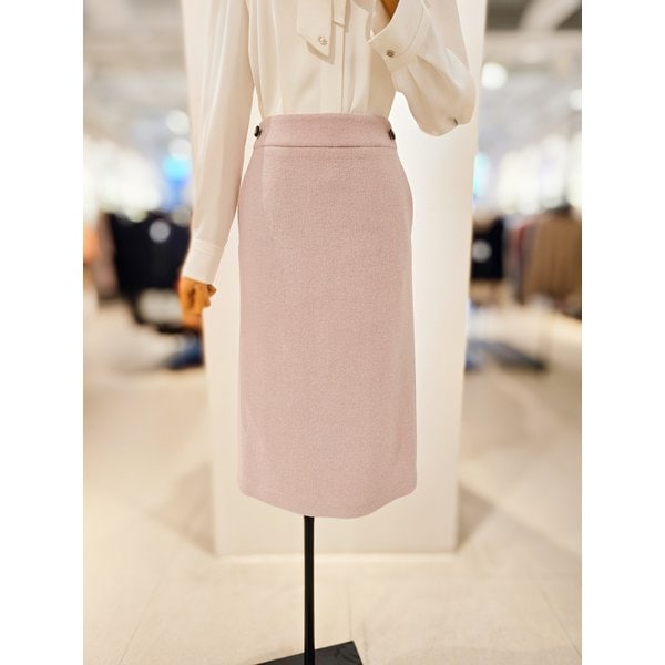 [파주점] [더아이잗컬렉션]버튼 장식 H라인 스커트 CS2B0SK022