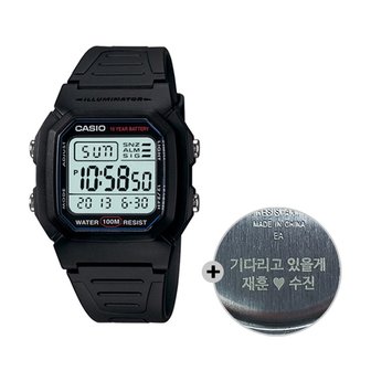 카시오 (무료각인) 카시오 군인 시계 군대 전자 W-800H-1A