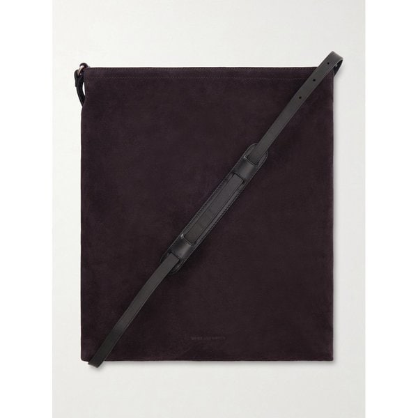 가죽 트리밍 캔버스 메신저 백 46376663163006259